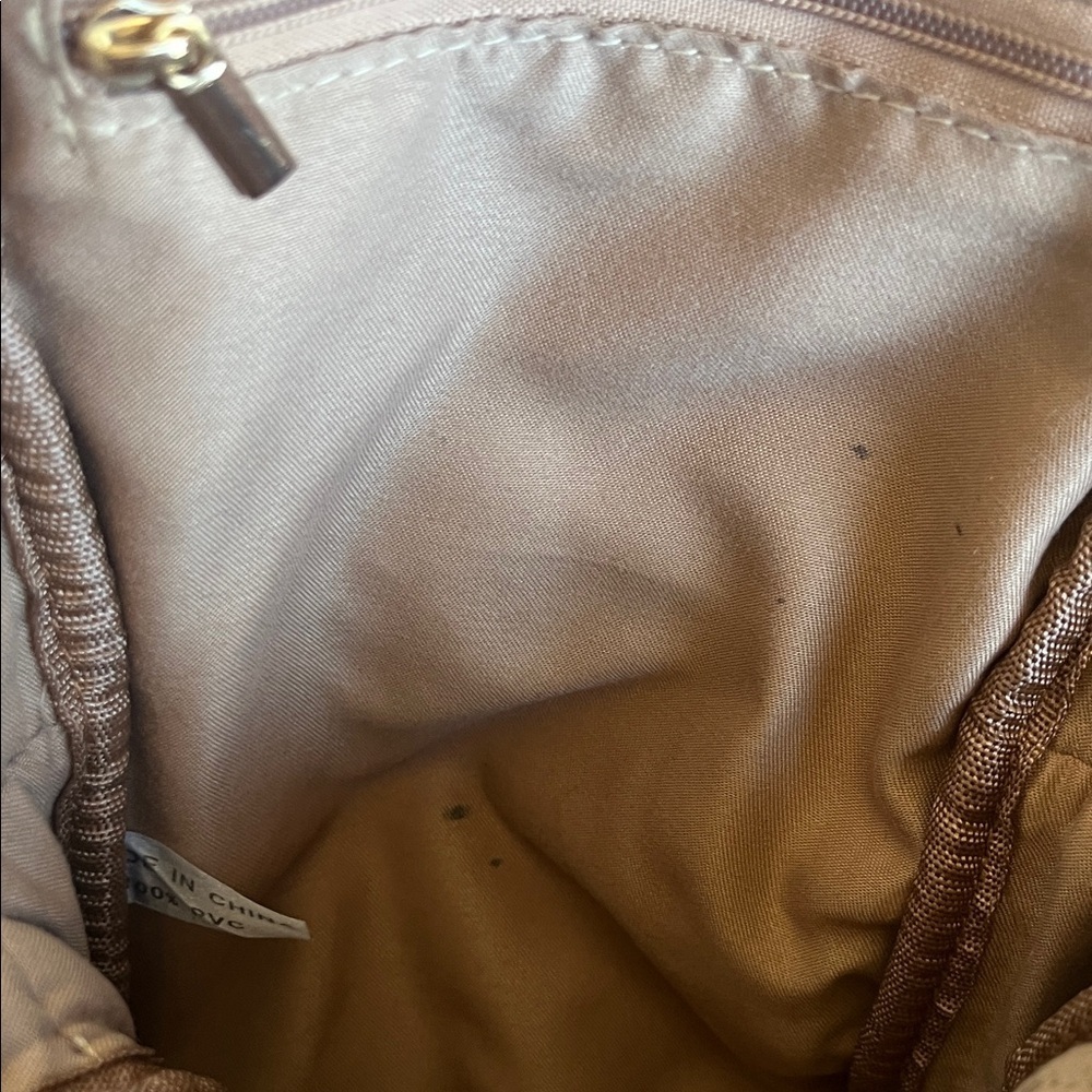 Stylish Taupe Mauve Crossbody Bag - Picture 8 of 8